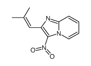 2-(2-methylprop-1-enyl)-3-nitroimidazo[1,2-a]pyridine结构式