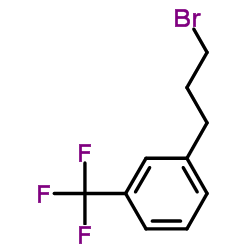 1-(3-溴丙基)-3-(三氟甲基)苯结构式