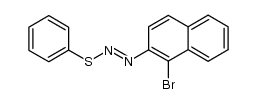 1-Bromo-2-naphthylazo phenyl sulfide结构式