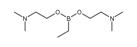 Bis[2-(dimethylamino)ethoxy]ethylboran结构式