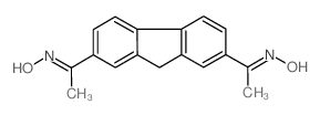 Ethanone, 1,1'-(9H-fluorene-2,7-diyl)bis-, dioxime (en)结构式