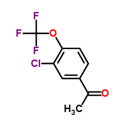 3-氯-4-三氟甲氧基苯乙酮结构式