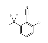 2-三氟甲基-6-氯苯腈结构式