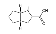 (3aS,6aS)-八氢环戊二烯并(b)吡咯-2-甲酸结构式