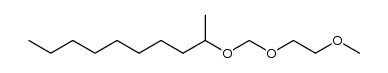 2-((2-methoxyethoxy)methoxy)decane结构式
