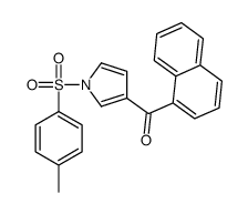 1-甲苯磺酰基-3-(1-萘甲酰基)吡咯结构式
