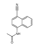 4-acetylamino-[1]naphthonitrile结构式