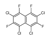 1,3,6,8-tetrachloro-2,4,5,7-tetrafluoronaphthalene结构式