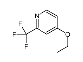 4-Ethoxy-2-(trifluoromethyl)pyridine结构式