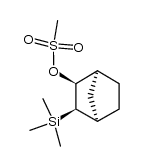 endo-3-(trimethylsilyl)-endo-2-norbornyl mesylate结构式