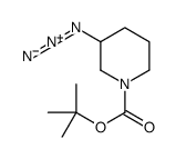tert-butyl 3-azidopiperidine-1-carboxylate结构式