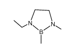 1-ethyl-2,3-dimethyl-1,3,2-diazaborolidine结构式