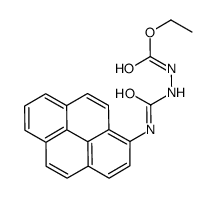 ethyl N-(pyren-1-ylcarbamoylamino)carbamate结构式