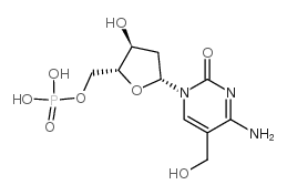 5-hydroxymethyldeoxycytidylic acid结构式