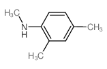 N,2,4-Trimethylaniline结构式