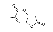 甲基丙烯酸5-氧代四氢呋喃-3-基酯结构式