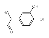 2-(3,4-dihydroxyphenyl)-2-hydroxy-acetaldehyde结构式