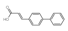 联苯-4-丙烯酸结构式