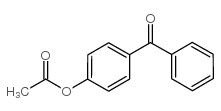 4-ACETOXYBENZOPHENONE结构式