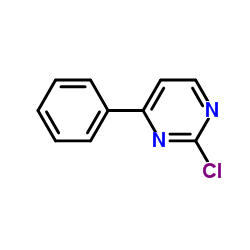 4-苯基-2-氯嘧啶结构式