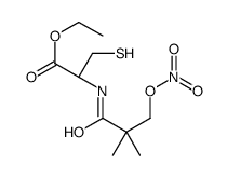 N-(3-nitratopivaloyl)cysteine ethyl ester结构式