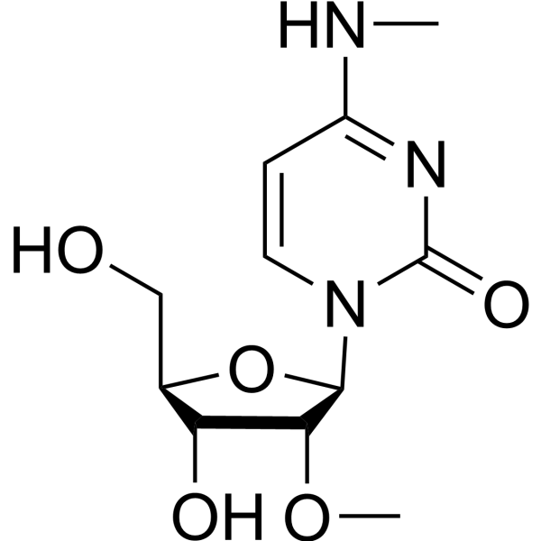 N(4), O(2')-dimethylcytidine结构式