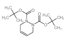 1,2-Pyridazinedicarboxylicacid, 3,6-dihydro-, 1,2-bis(1,1-dimethylethyl) ester结构式