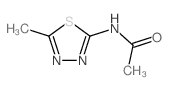 Acetamide,N-(5-methyl-1,3,4-thiadiazol-2-yl)-结构式