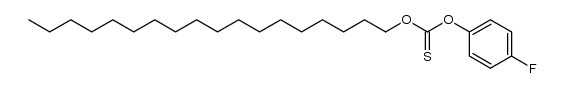 octadecyl (4-fluorophenyl)thionocarbonate结构式