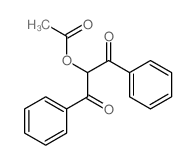1,3-Propanedione,2-(acetyloxy)-1,3-diphenyl-结构式