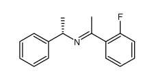 (S)-N-(1-(2-fluorophenyl)ethylidene)-1-phenylethanamine结构式