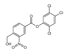 (2,4,5-trichlorophenyl) 4-(hydroxymethyl)-3-nitrobenzoate结构式