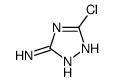 3-chloro-1H-1,2,4-triazol-5-amine(SALTDATA: FREE)结构式