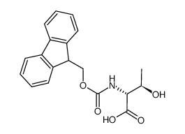 芴甲氧羰基-L-苏氨酸结构式