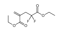 2,2-Difluoro-4-Methylenepentanedioic acid diethyl ester结构式