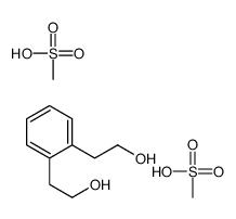 1,2-phenylenebis(ethane-2,1-diyl) dimethanesulfonate结构式