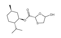 5-hydroxy-[1,3]oxathiolane-2-carboxylic acid 2-isopropyl-5-methylcyclohexyl ester结构式