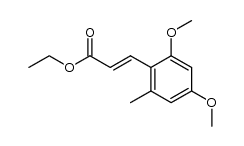 ethyl 2,4-dimethoxy-6-methylcinnamate结构式