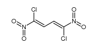 1,4-dichloro-1,4-dinitro-buta-1,3-diene结构式