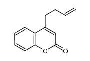4-(but-3-en-1-yl)-2H-chromen-2-one结构式
