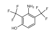 3-amino-2,4-bis(trifluoromethyl)phenol结构式
