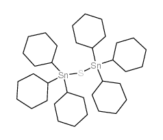 双(三环己基锡(IV))硫醚结构式