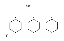 tricyclohexyl(iodo)stannane结构式