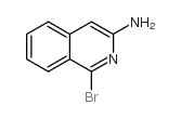 1-溴异喹啉-3-胺结构式