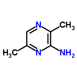 3-氨基-2,5-二甲基吡嗪结构式