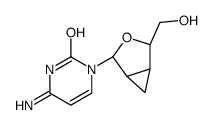 2',3'-dideoxy-2',3'-methanocytidine结构式