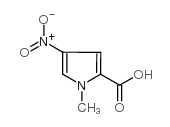 1-甲基-4-硝基吡咯-2-羧酸结构式