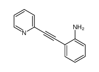 2-(2-pyridin-2-ylethynyl)aniline结构式