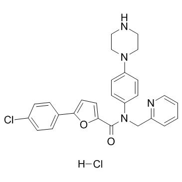MK2-IN-1盐酸盐结构式