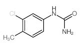 Urea,(3-chloro-4-methylphenyl)-结构式